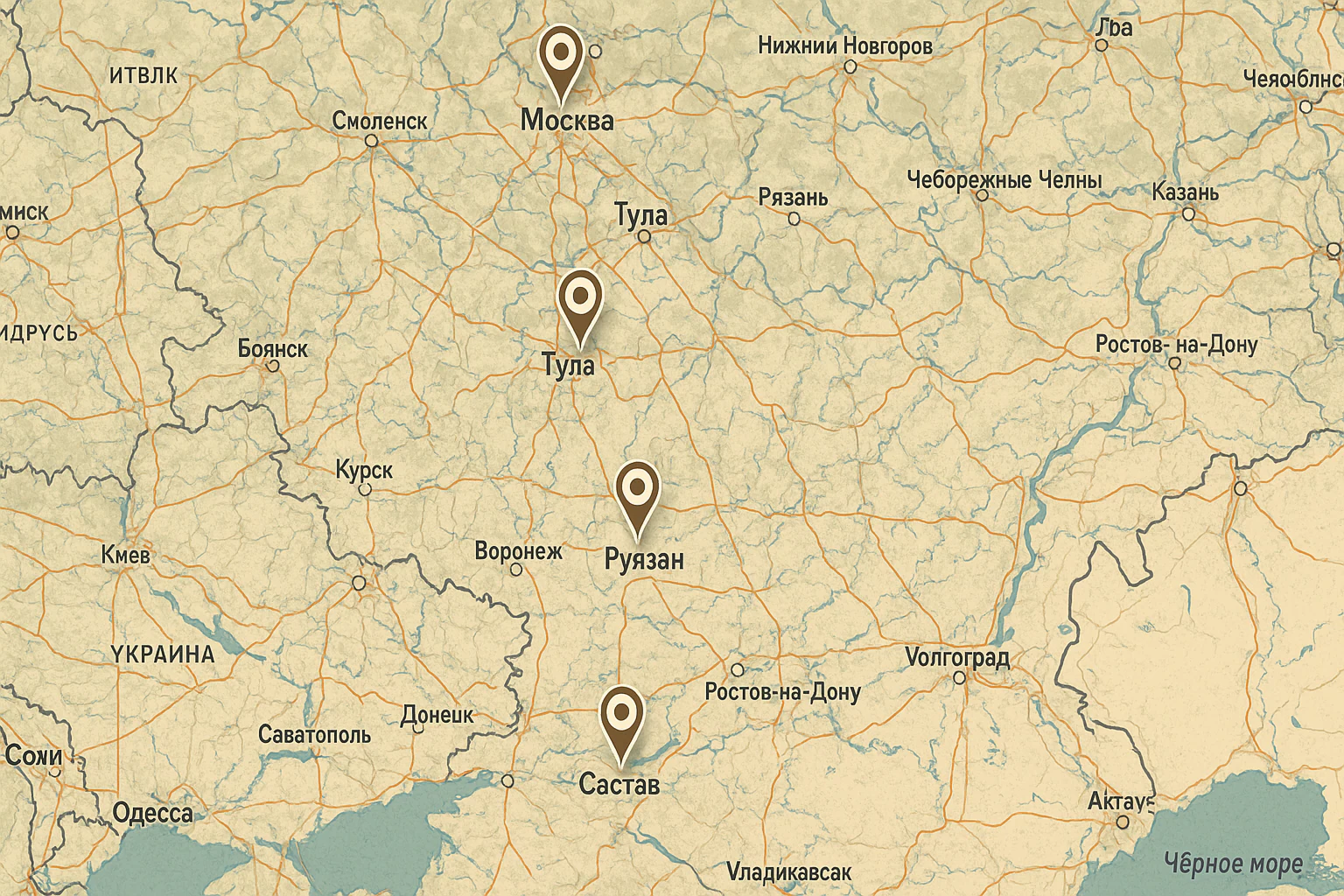 Карта проезда